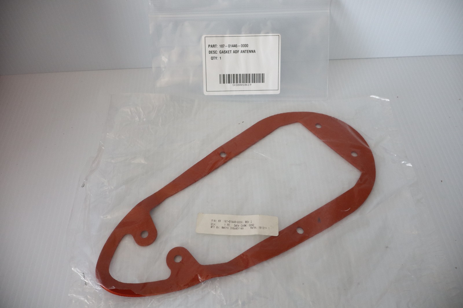 Bendix King Honeywell ADF Antenna Gasket 187-01446-0000