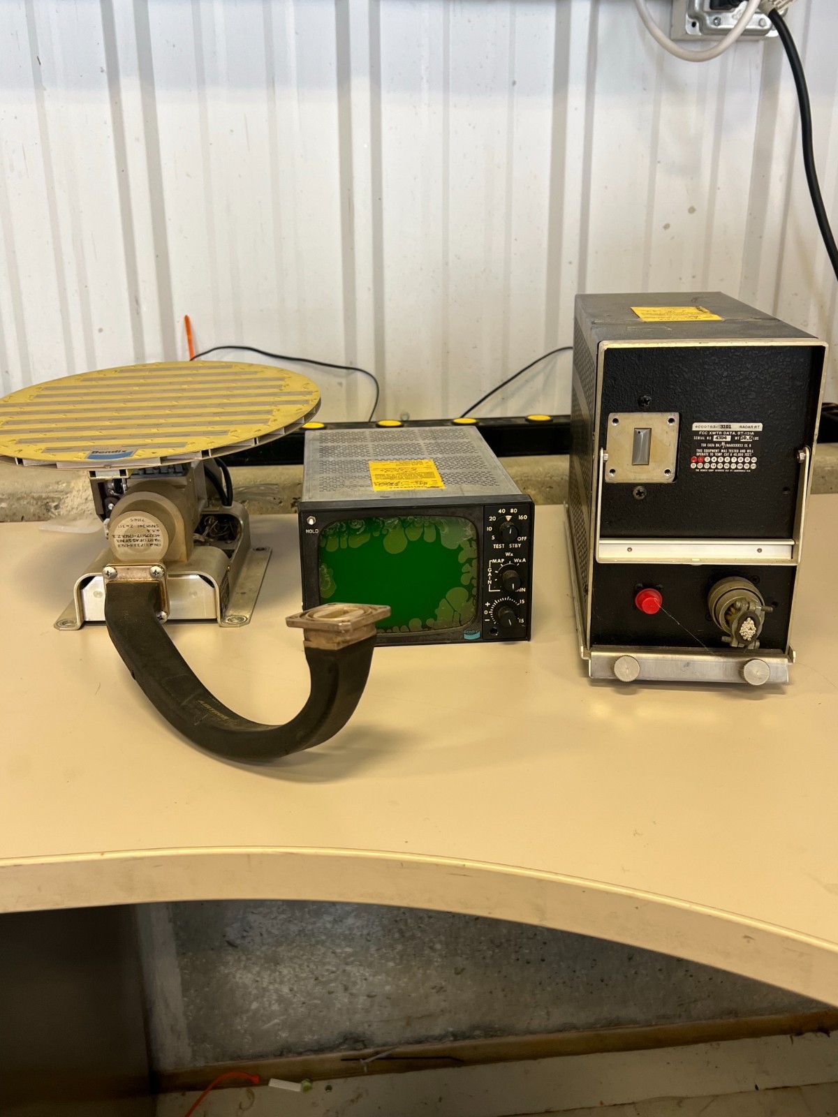 Bendix King Radar (IN-152A, DA-144A, RT-131A) Removed