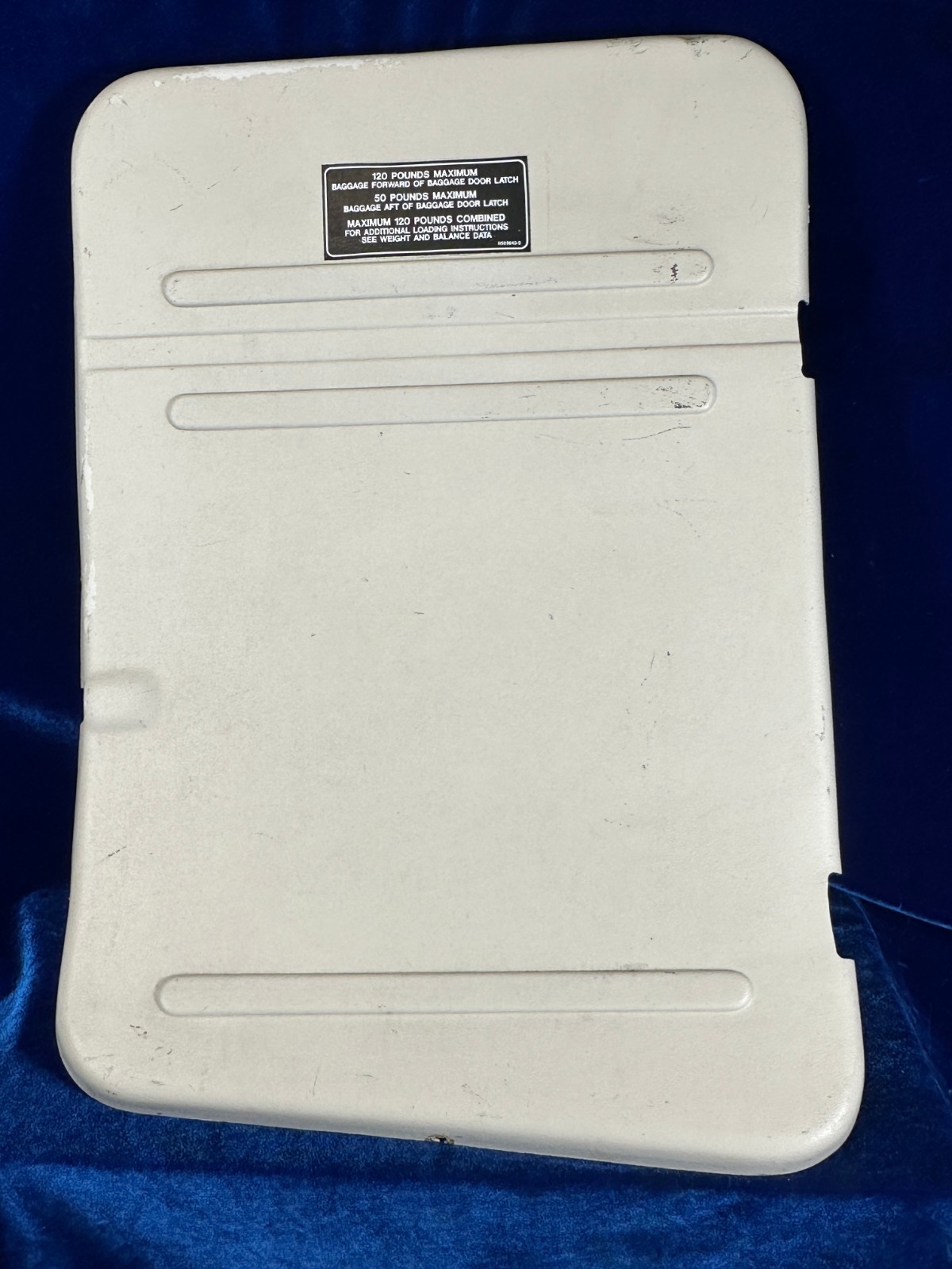 Cessna 172 P COVER - BAGGAGE