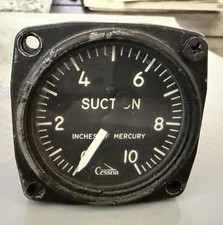 Cessna Aircraft Suction Gauge