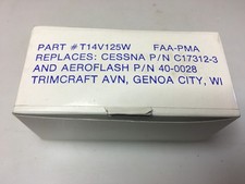 Cessna Trimcraft Aviation P/N C17312-3 Bulb