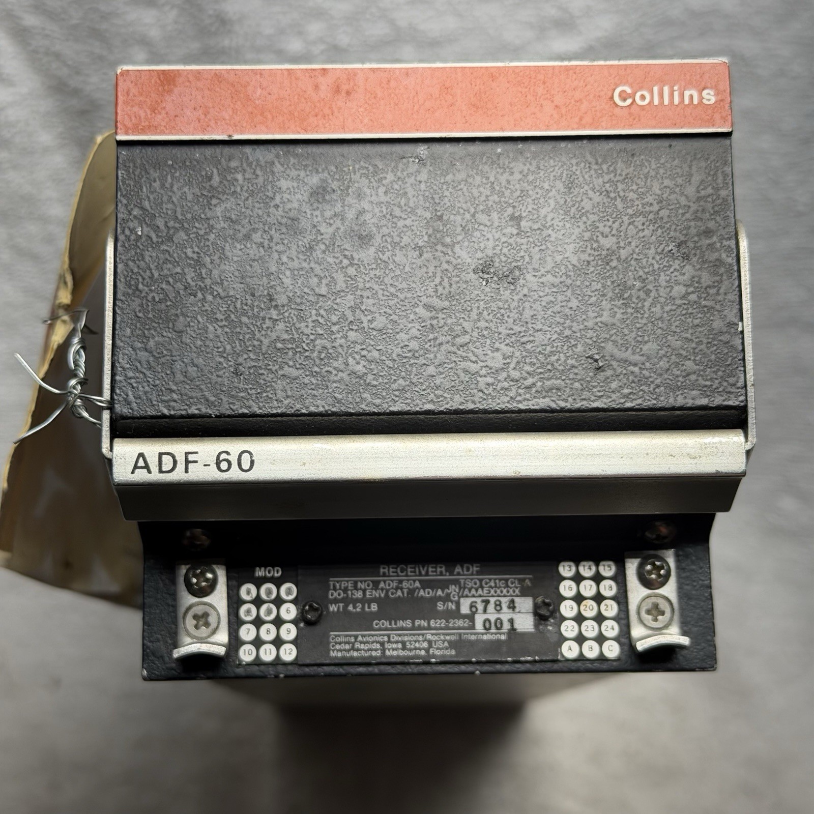Collins Aerospace ADF-60A ADF Receiver Module 622-2362-001 W