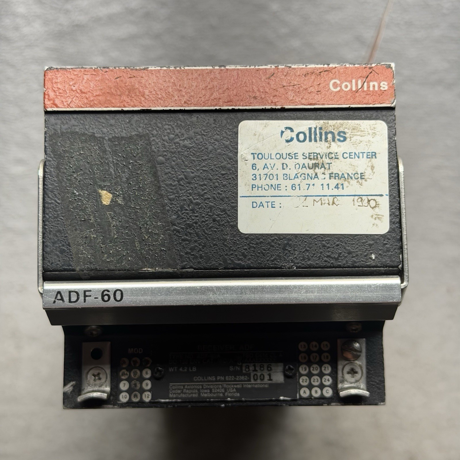 Collins Aerospace ADF-60A ADF Receiver Module 622-2362-001 W