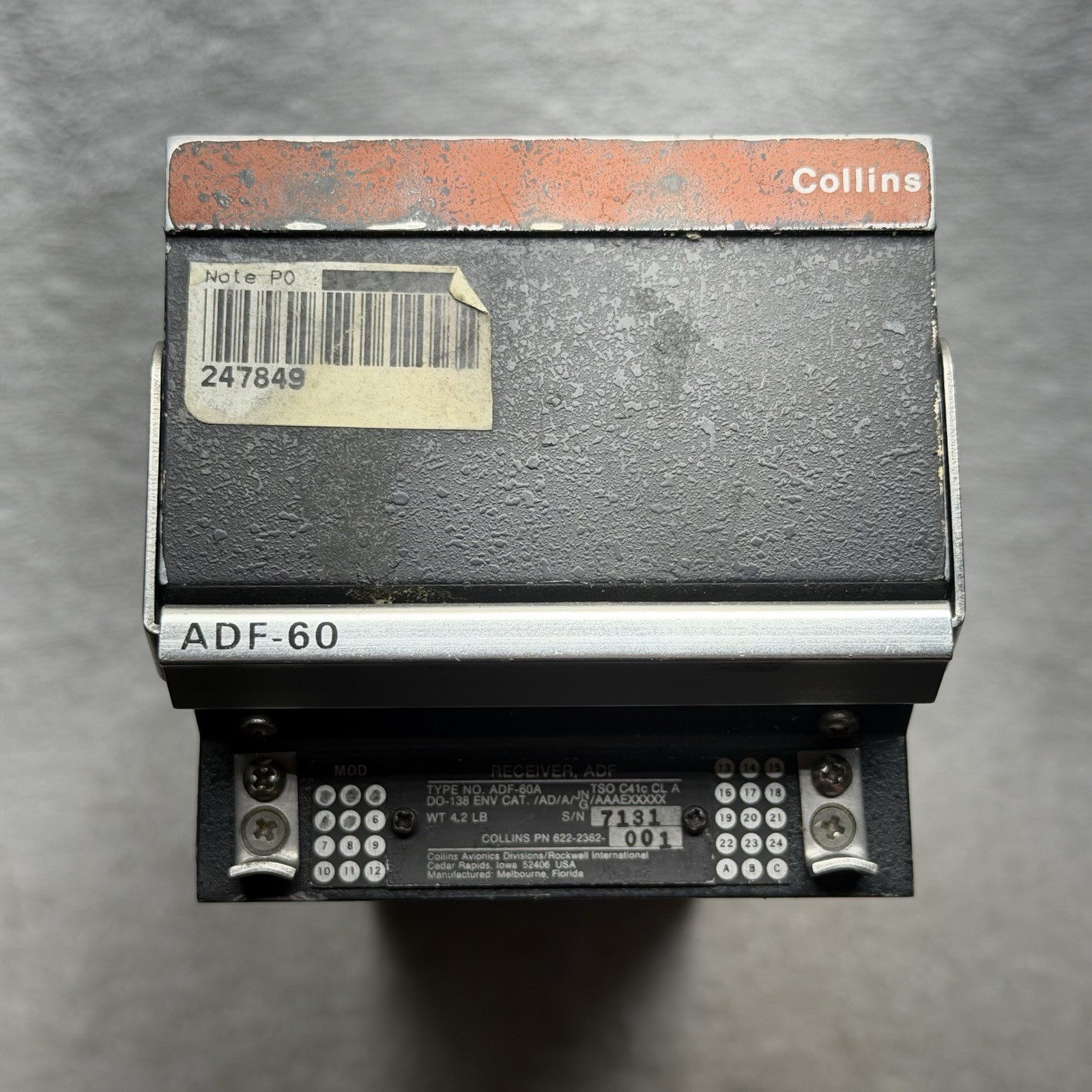 Collins Aerospace ADF-60A ADF Receiver Module 622-2362-001 W
