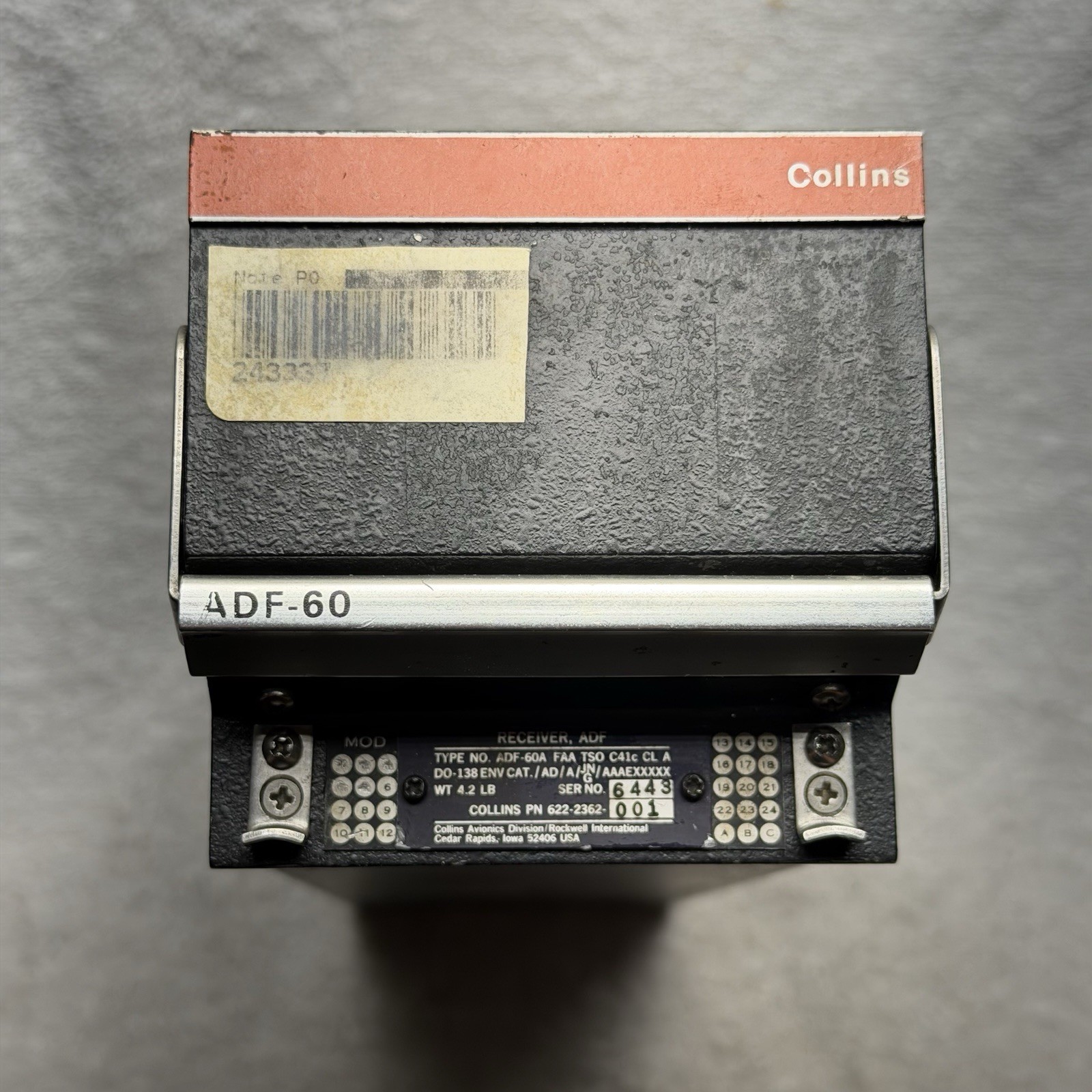Collins Aerospace ADF-60A ADF Receiver Module 622-2362-001 W