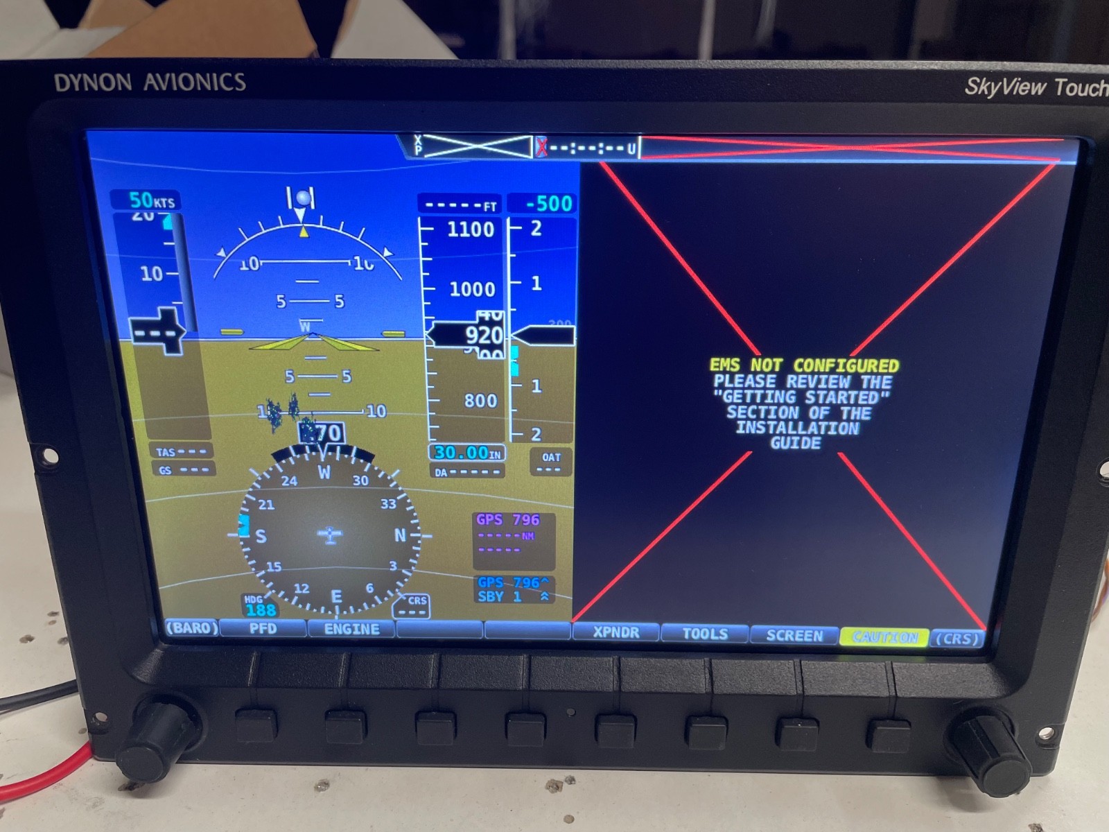Dynon Skyview Touch SV-D1000T 10in