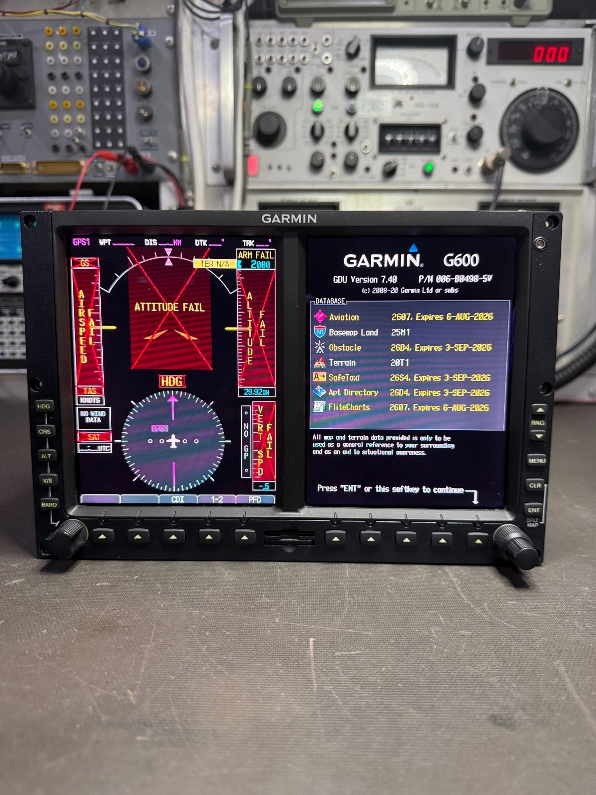 Garmin G600 GDU 620 PFD/MFD, P/N
