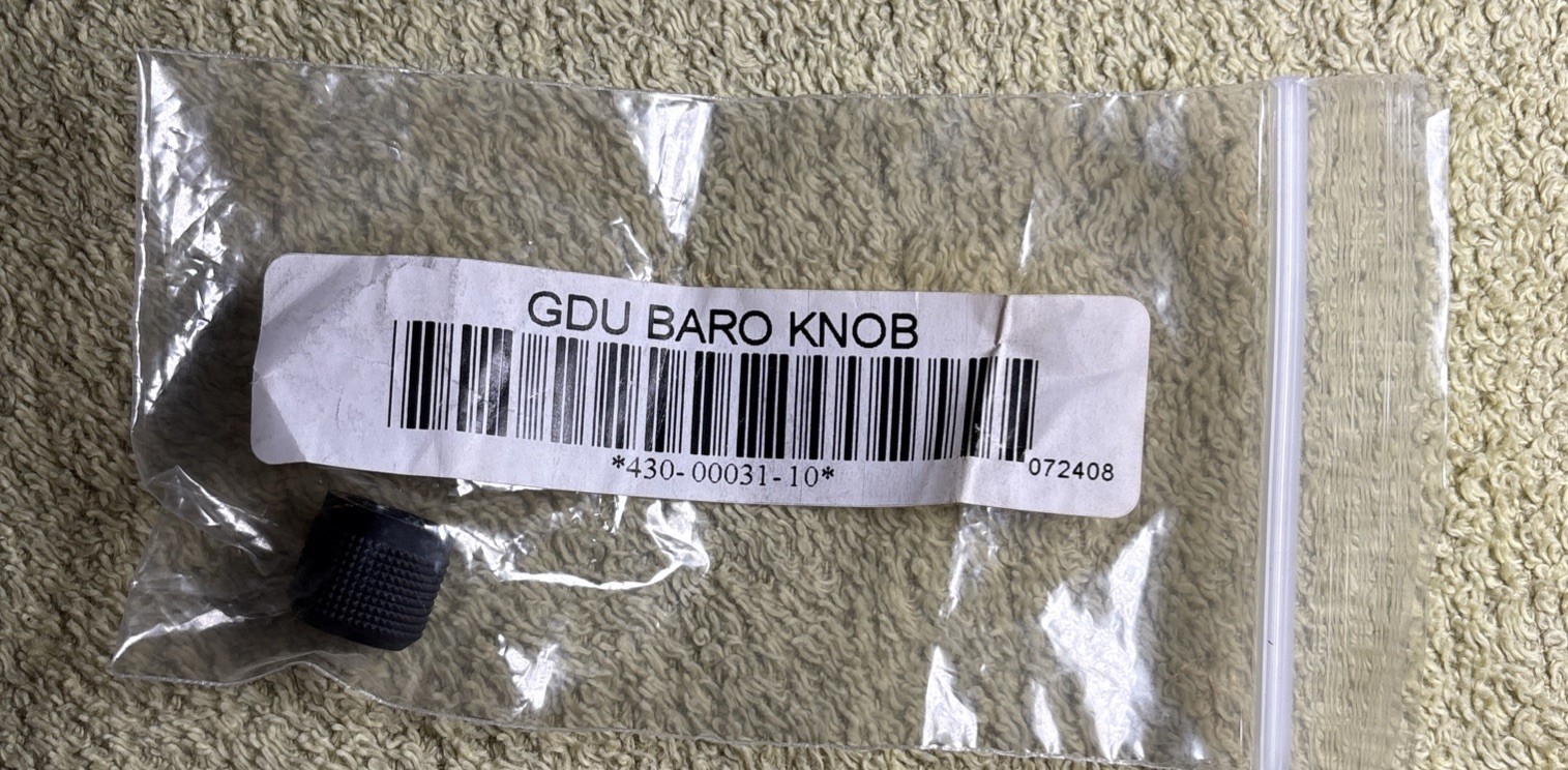 Garmin GDU Baro Knob PN 430–0