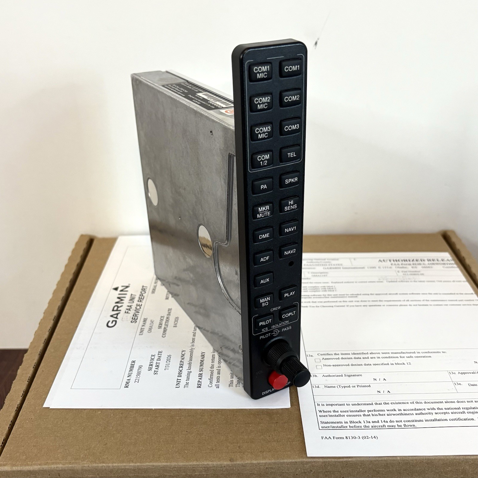 Garmin GMA 1347 Audio Panel 011-00809-00