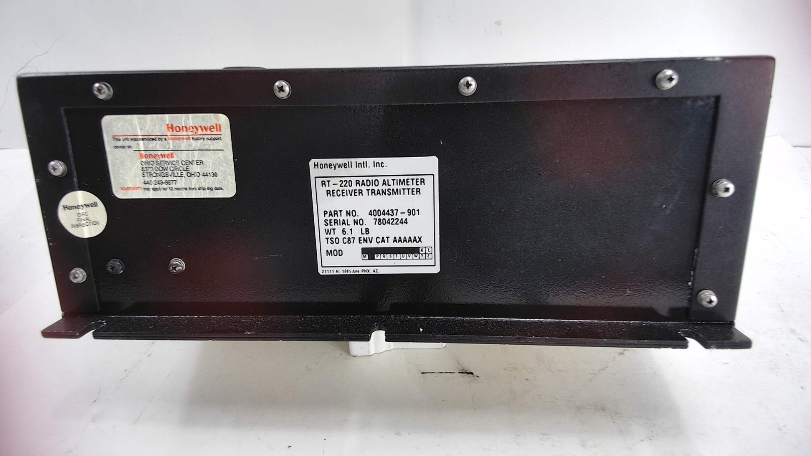 Honeywell Radio Altimeter RT-220 4004437-901 (CORE)