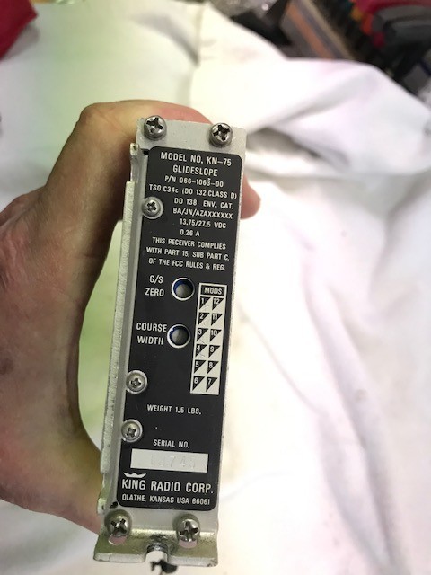King KN-75 Glideslope Receiver P/N: 066-1063-00
