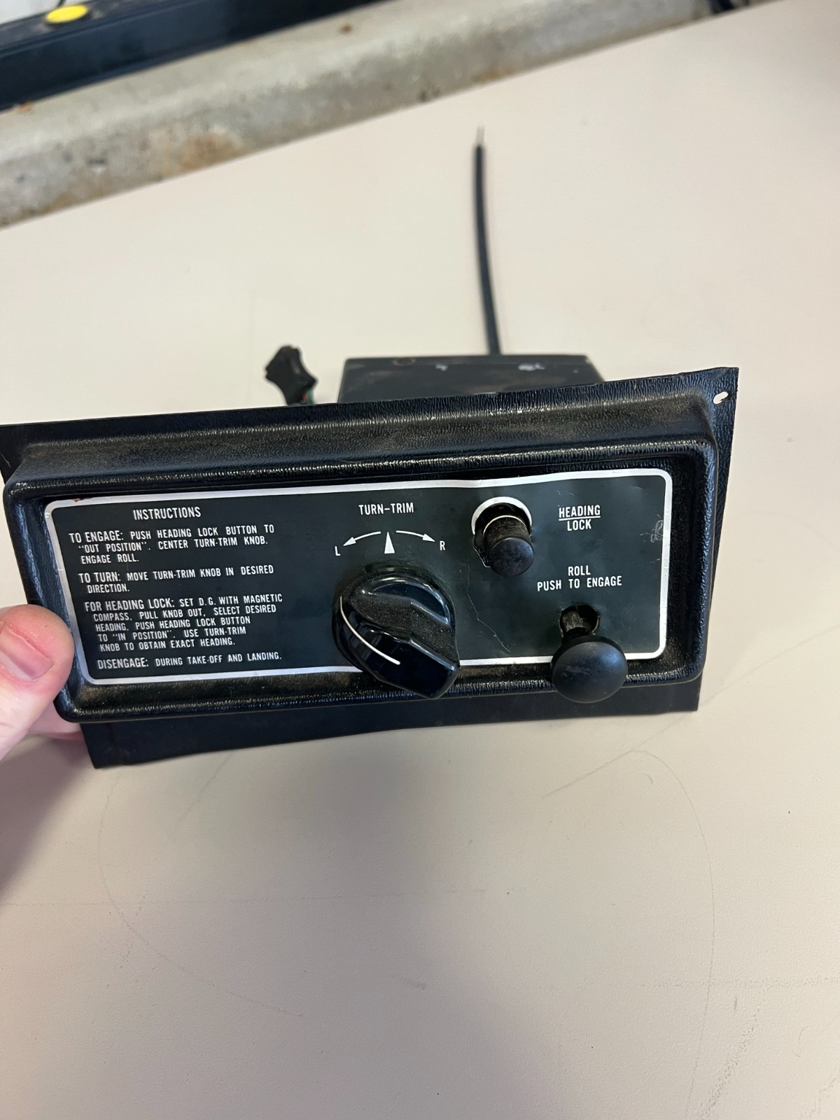 Piper Amplifier 1X214E-3 removed for avionics