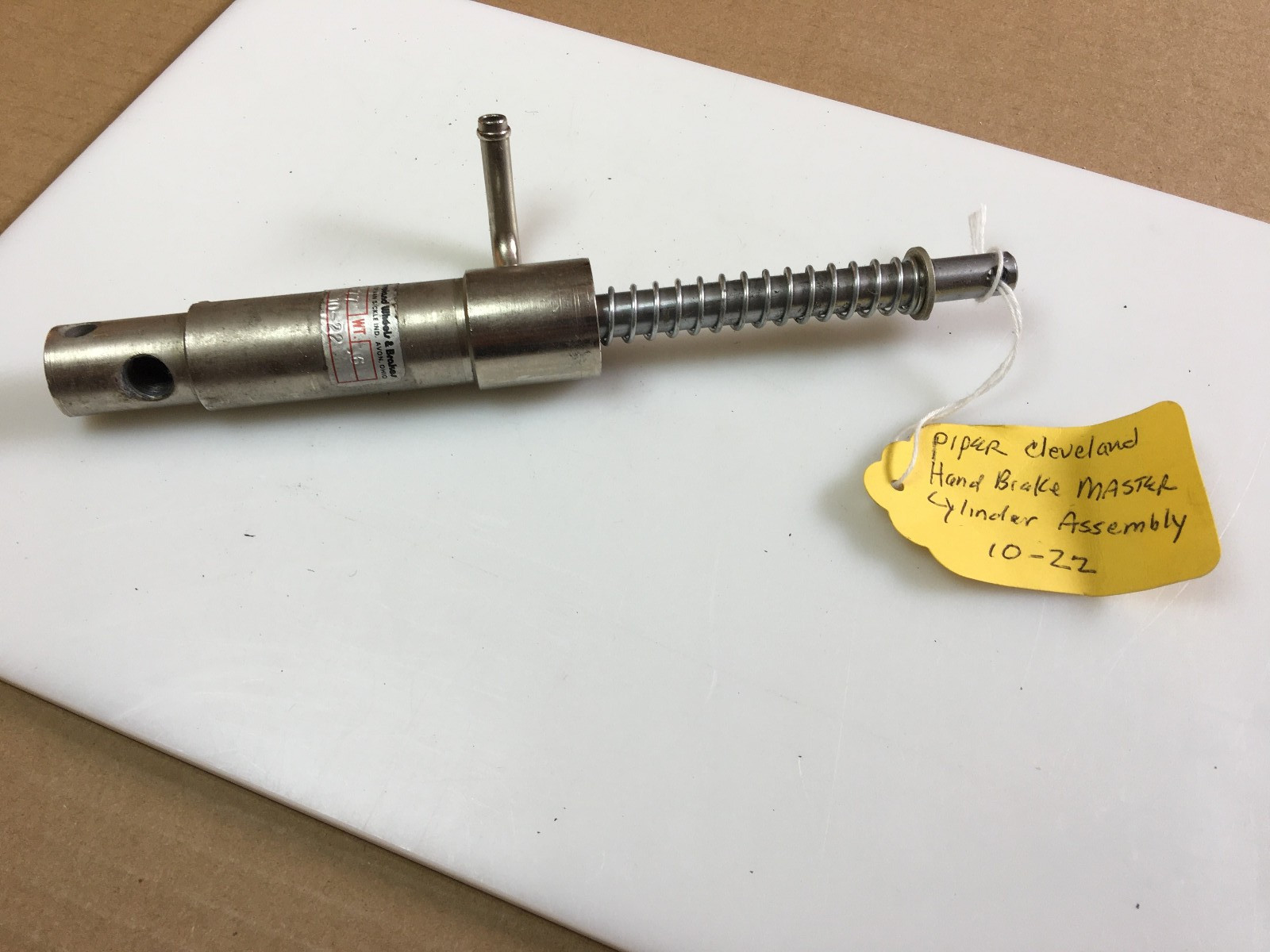 Piper Cleveland Hand Brake Master Cylinder