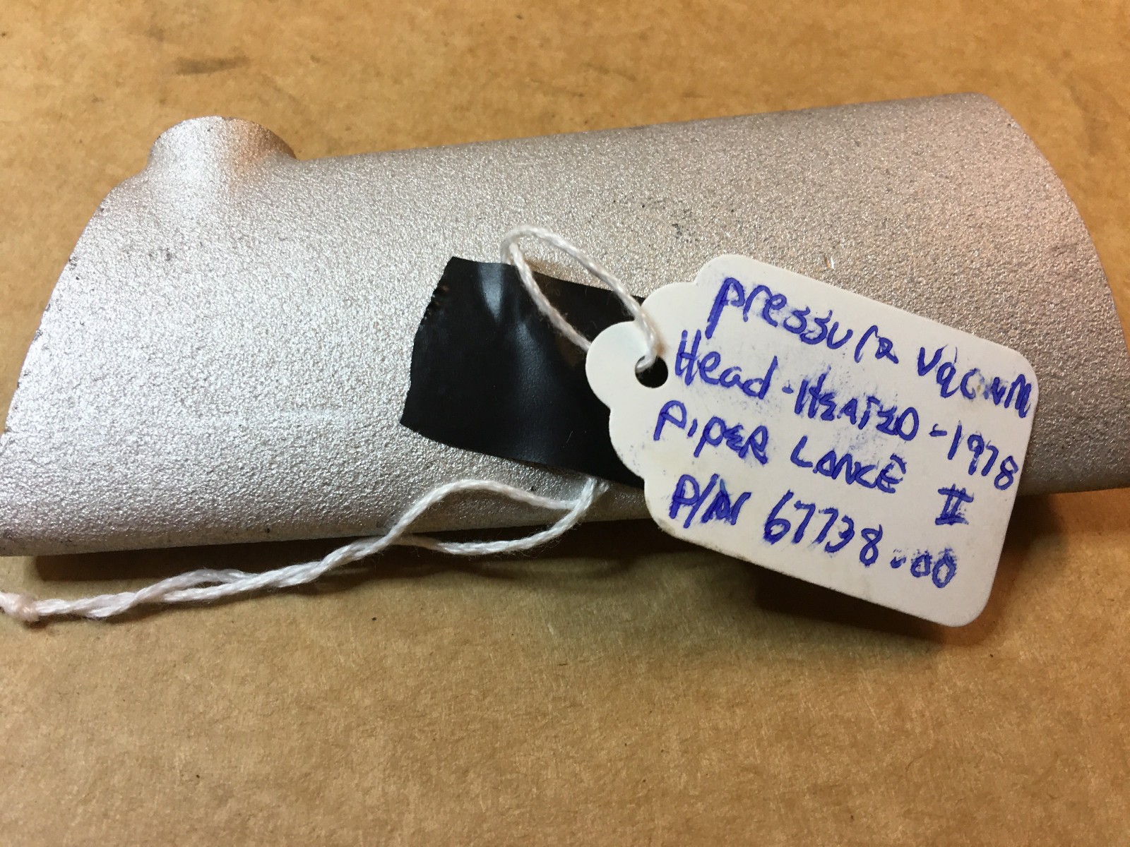 Piper Lance II Pressure Vacuum Head