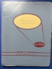 RARE Orig c1959 Raytheon ARSR-1A