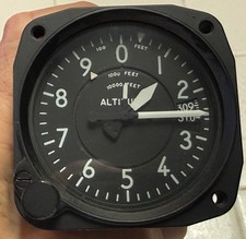 Vintage Kollsman Instrument Co Altimeter