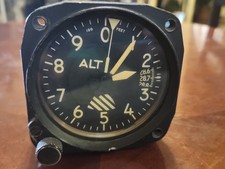 Vintage WWII Kollsman Aircraft Altimeter