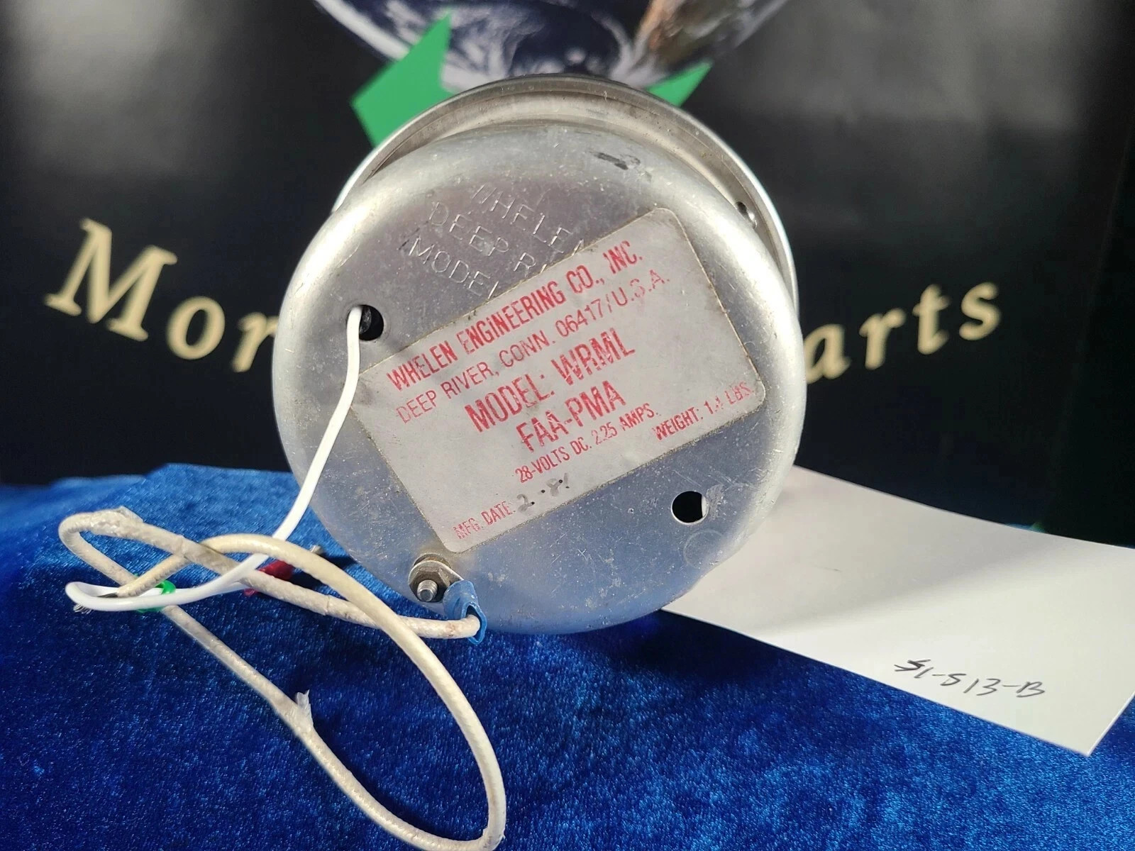 whalen AIRCRAFT LIGHT 24 v P/N: