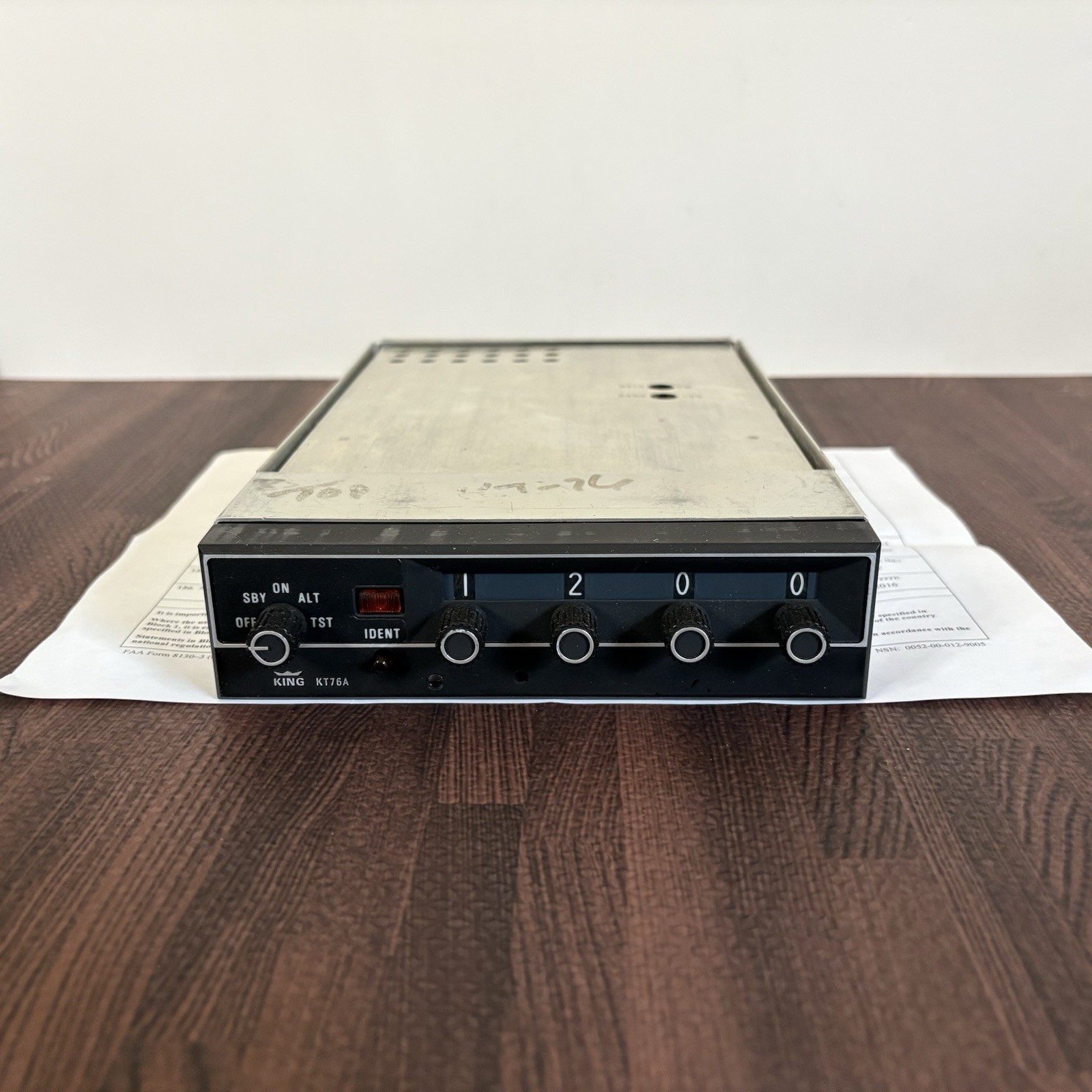 2016 Bendix King King KT 76A Transponder PN