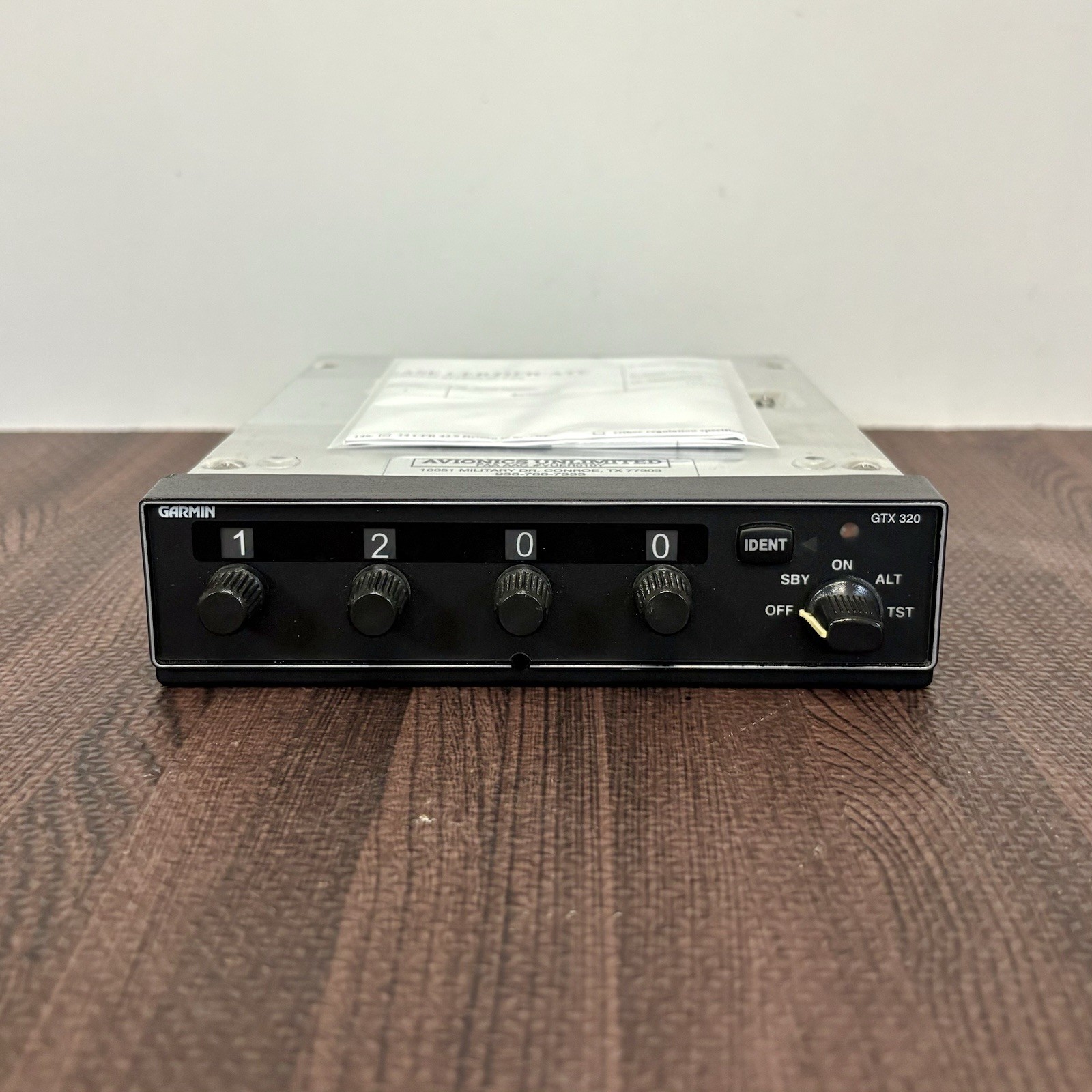 2025 Garmin GTX 320 Transponder PN 011-00259-10