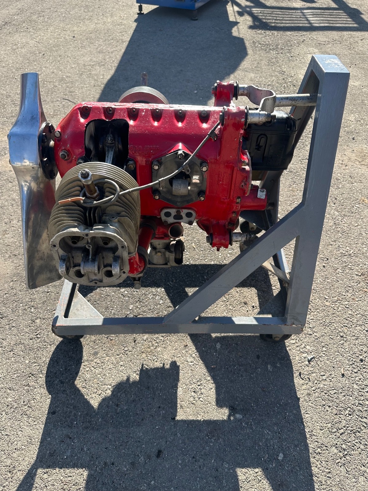 Continental Airplane Cutaway Engine Magneto Cylinder
