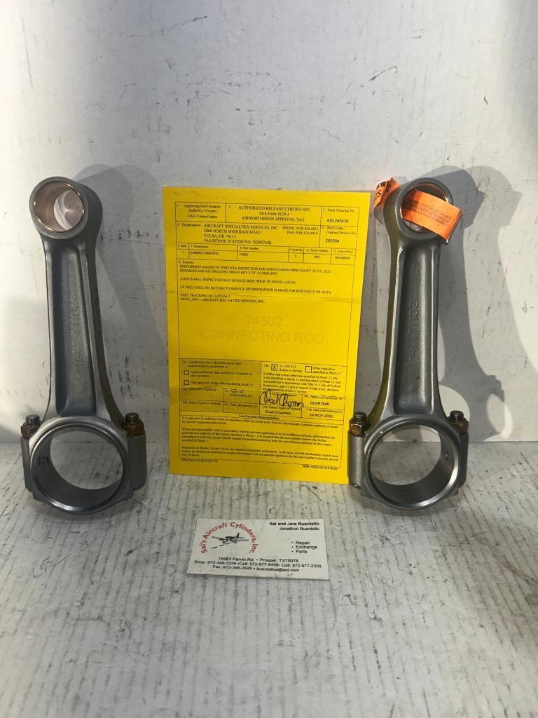 Lycoming Certified O-360 Connecting Rod w/8130