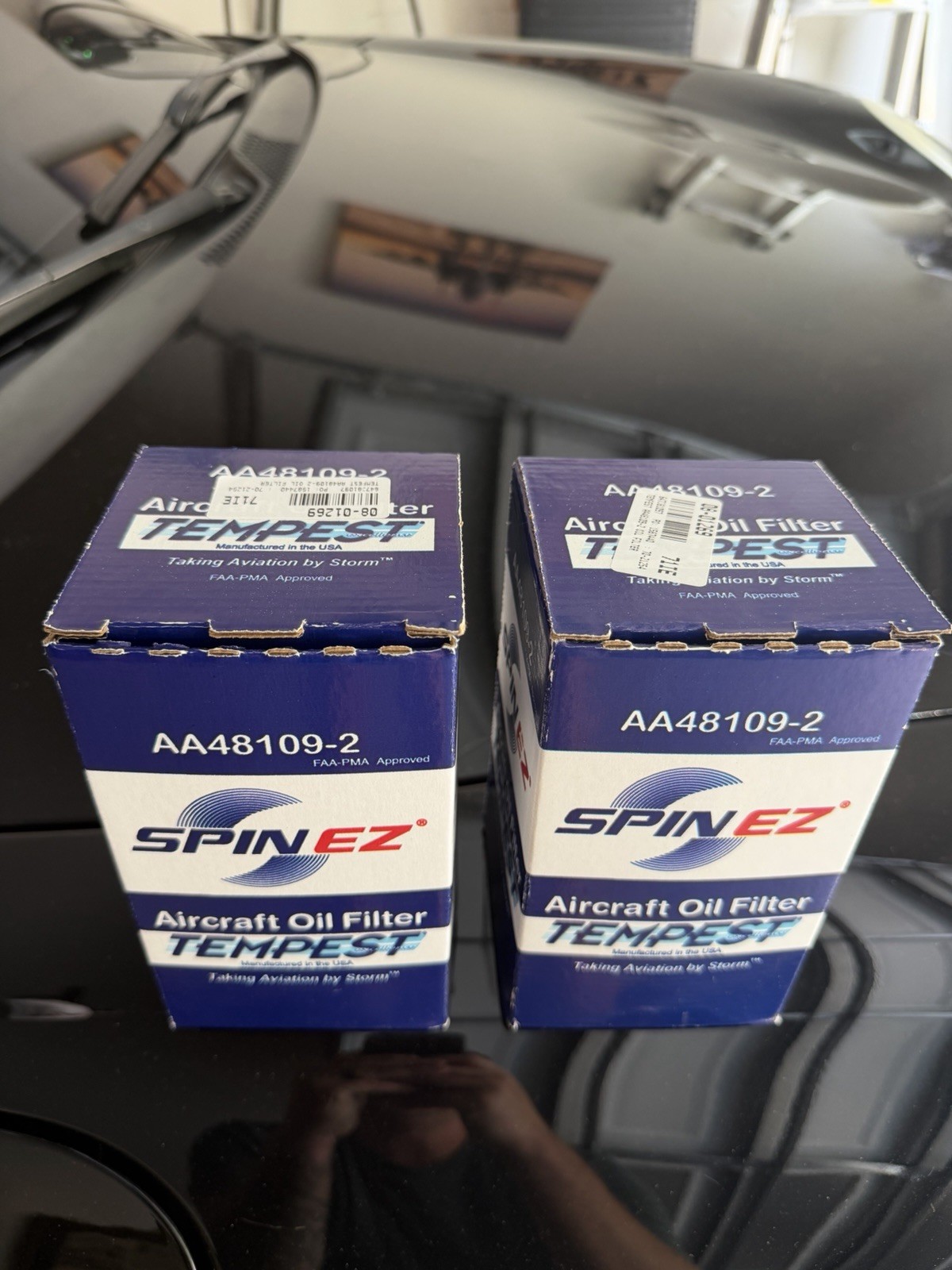 tempest 2x AA48109-2 SpinEZ Aircraft Oil