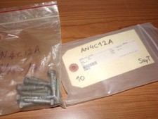 10 Aviation Machine Bolts AN4C12A