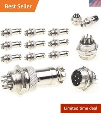 10 Pair 8-Pin Aviation Connectors