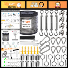 100FT 1/8" Stainless Steel Cable