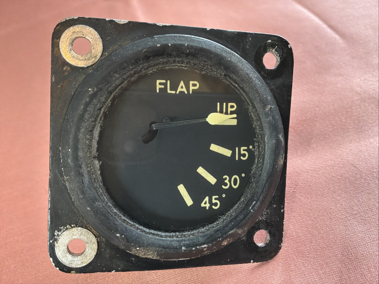 1953 Beechcraft Vintage Flap Position Indicator Gauge
