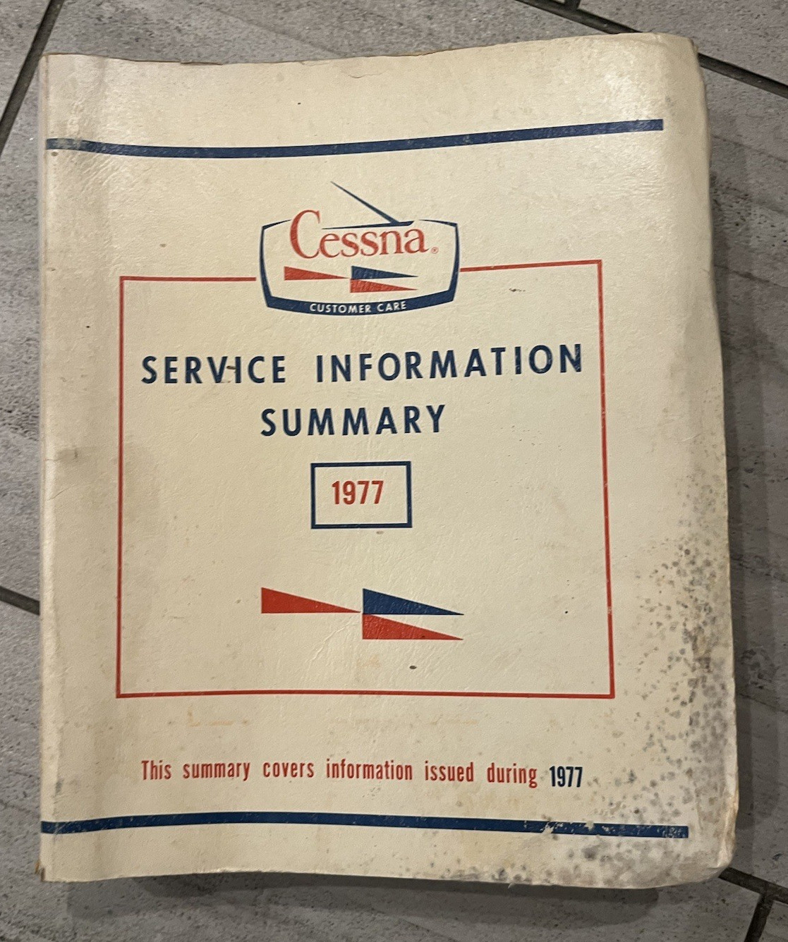 1977 Cessna SERVICE INFORMATION SUMMARY Manual Original
