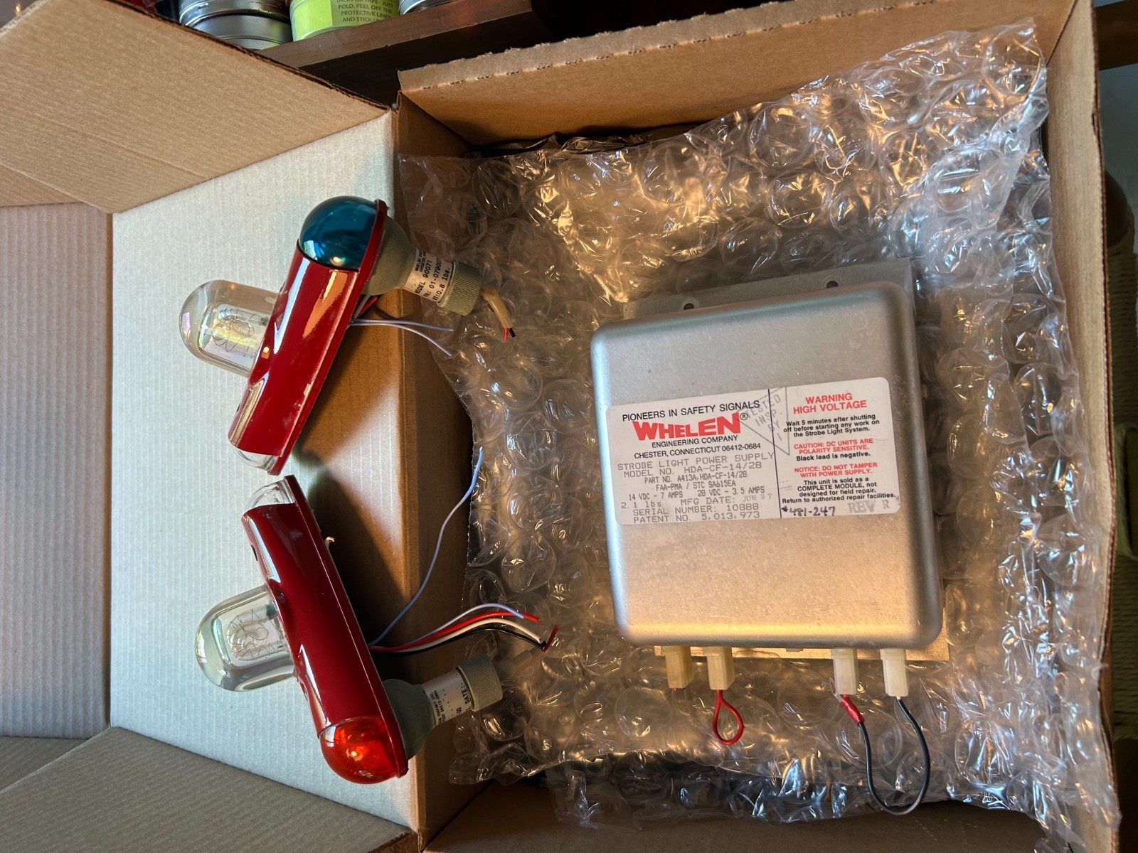 1997 Whelen Piper Archer III Wingtip Lights