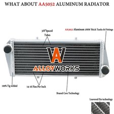 2-Core Aluminum Radiator Fits Ultralight
