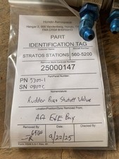 5307-1 RUDDER BIAS SHUTOFF VALVE