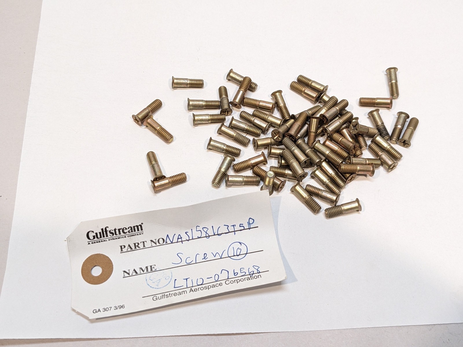 61x NAS1581C3T5P Shear Bolts 10-32