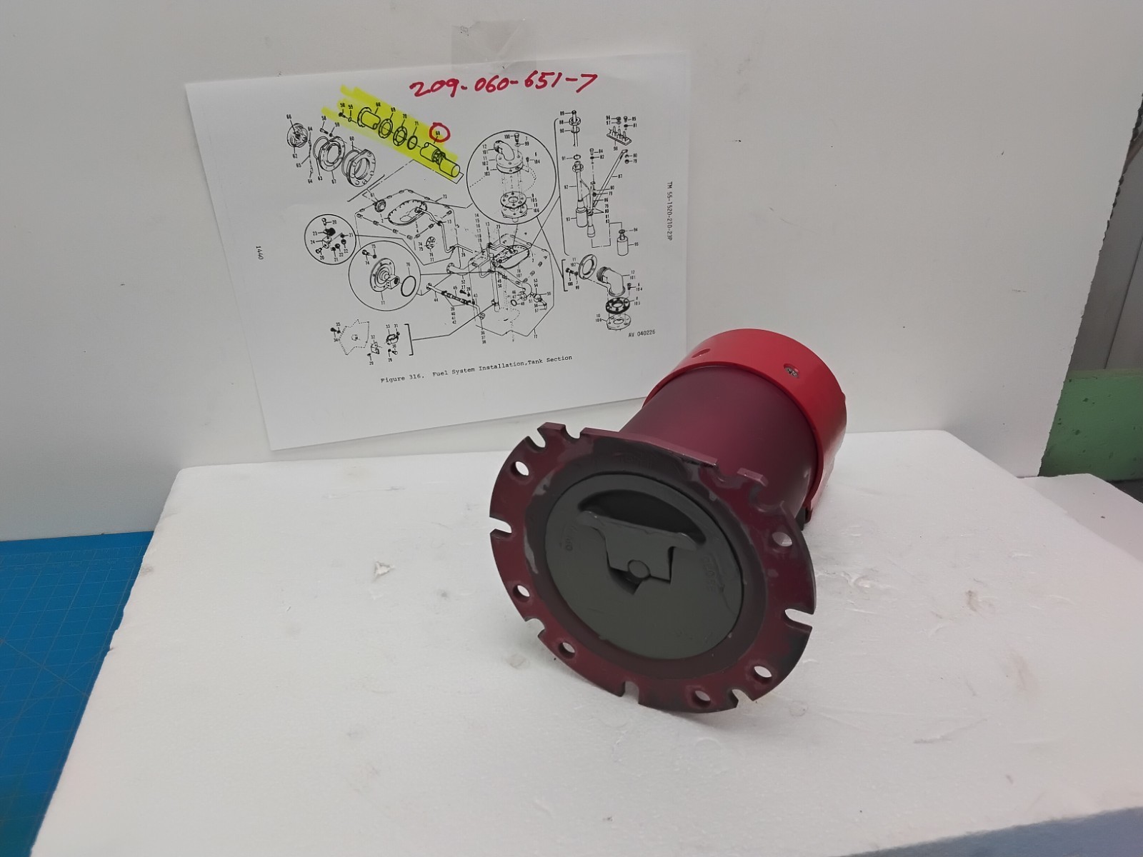 Accessory Products Company, Cage# 96124 Bell Helicopter UH-1 Series Closed