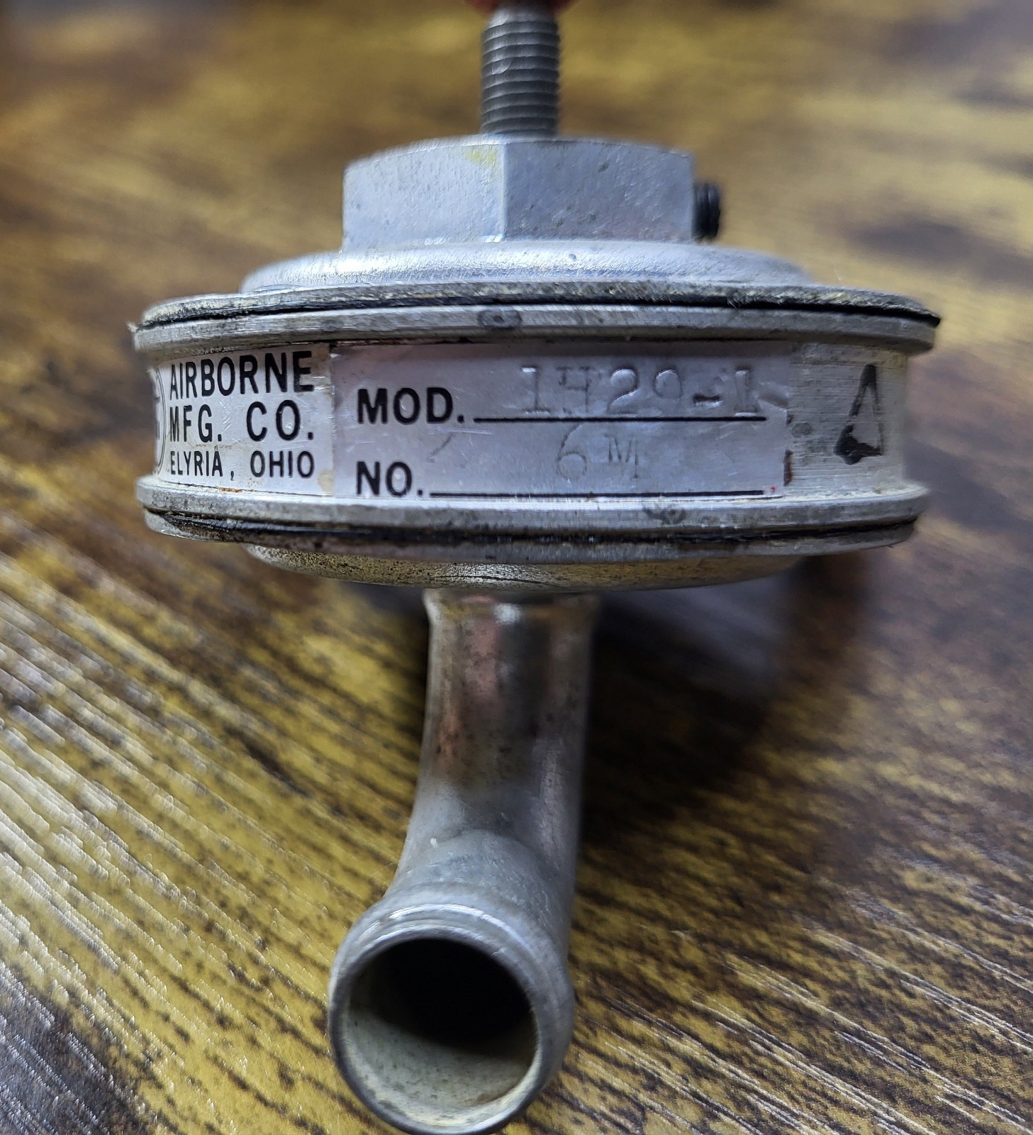 Airborne Mfg. Co. Airborne 1H29-1 Suction Regulator Valve