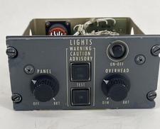 Aircraft Cockpit Warning Caution Light