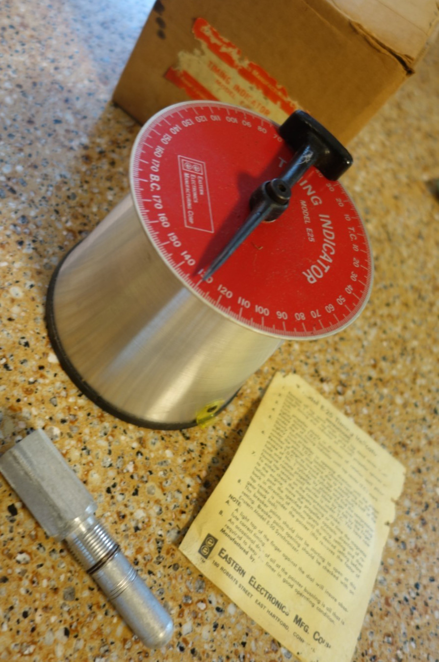 Aircraft EASTERN E25 MAGNETO Timing DEGREE