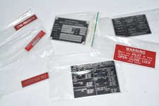 Aircraft Information / Data Plates,