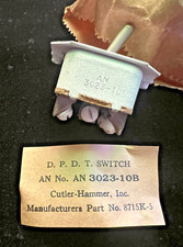 AIRCRAFT MOMENTARY CONTACT STARTER SWITCH,