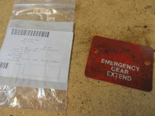 Aircraft Part 01247-004 Plate