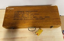 Aircraft Protractor Box Only Bruning-