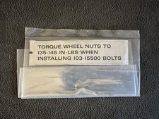 Aircraft Torque Wheel Nuts Bolts