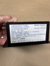 Ameri-King AK-350 Altitude Encoder Removed