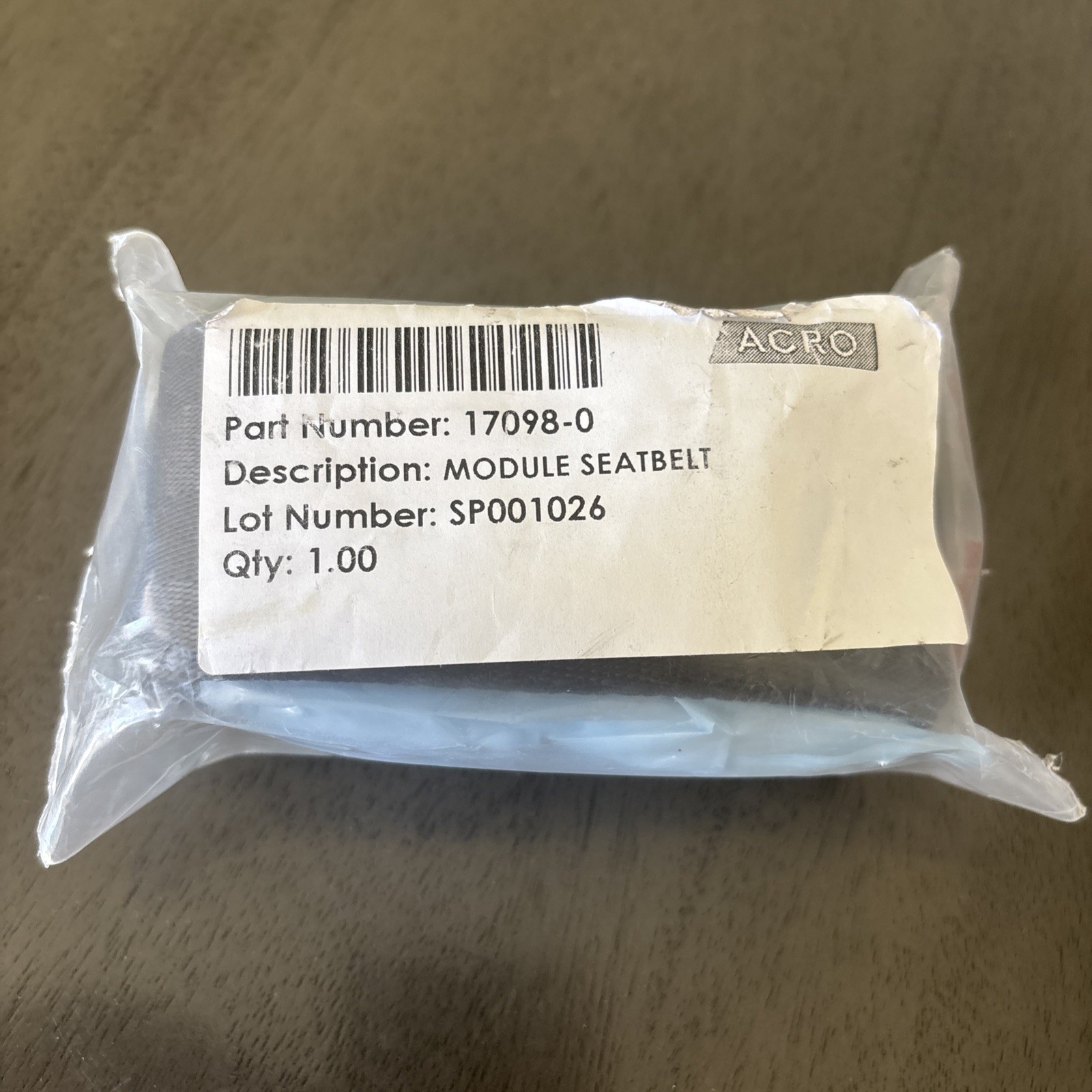 ARCO ACRO 17098-0 Aircraft Seat Belt