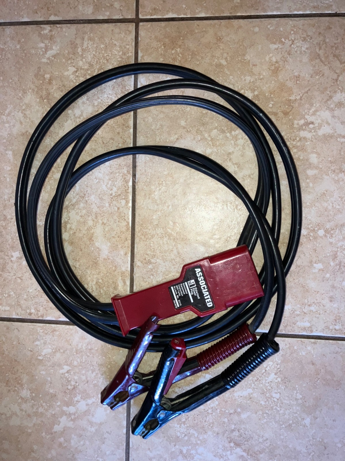 associated equip corp aircraft jumper cables with 3pin