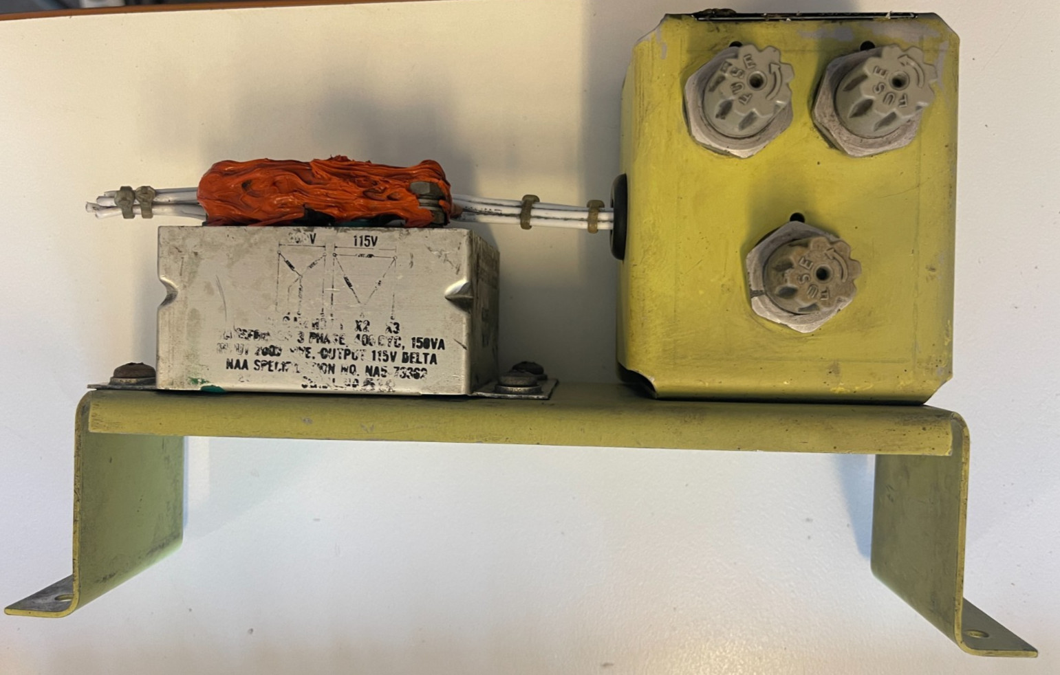 Atlas Engineering Co Vintage Aviation 3-Phase Transformer Fuse