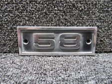 Beechcraft 58 Model Identification Placard